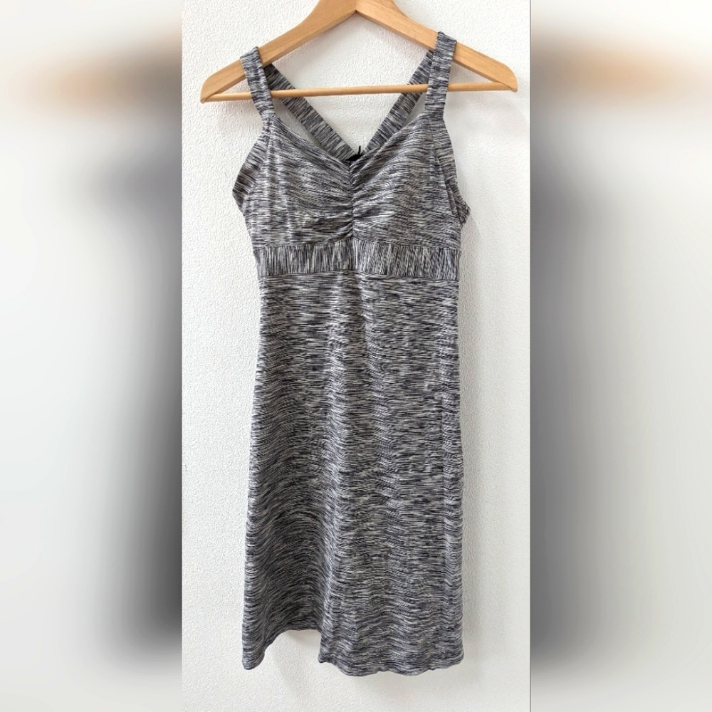 Prana Amaya space dye gray dress Size Small